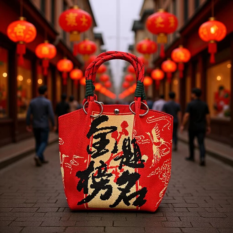 207 Models of Cross-Border Popular Small Square Bags, Knitted Portable Large-Capacity Lunch Bags for Work, Commuting, and Gift Bags 207 Models of Cross-Border Popular Small Square Bags, Knitted Portable Large-Capacity Lunch Bags for Work, Commuting, and Gift Bags