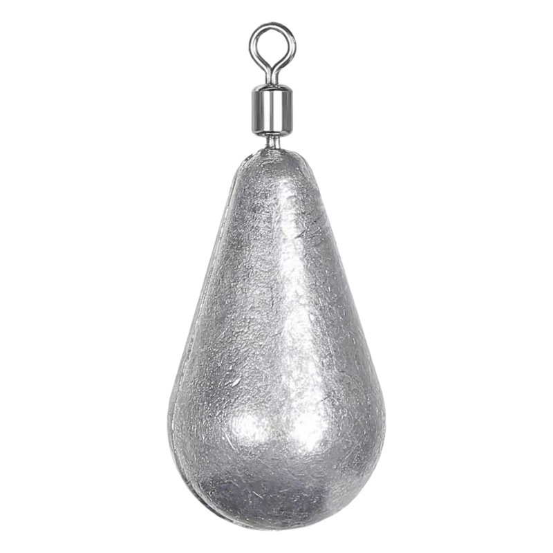 Swivel Water Drop Lead Sinker with Ring, String Hook, Casting Rod, Sea Rod, Fishing Gear Wholesale, Traditional Fishing