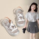 2025 Summer New Girls Sandals Children Open Toe Lightweight Sandals Fashion Princess Sandals Beach Shoes