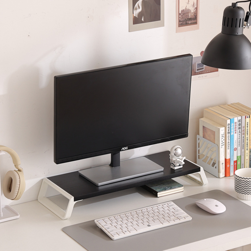 경사진 다리 검정색 + 흰색 프레임 USB 없음