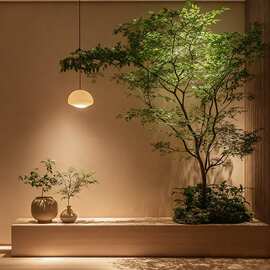 暖色窗帘冬季直播背景布3d立体背景布直播间背景墙网红抖音快手简