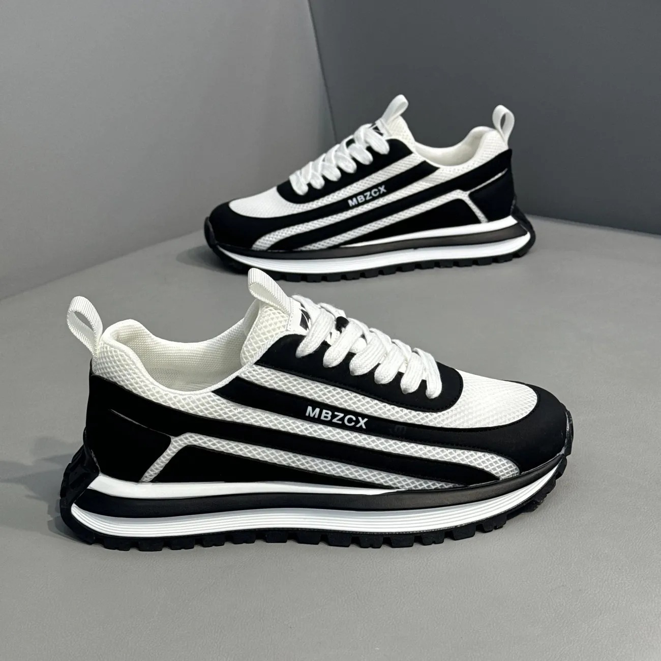Zapatos para Hombre, Modelo Primavera 2026, Transpirables, de Malla, Modernos, Versátiles, Deportivos, Casuales, con Suela Gruesa, Estilo Dad Shoes