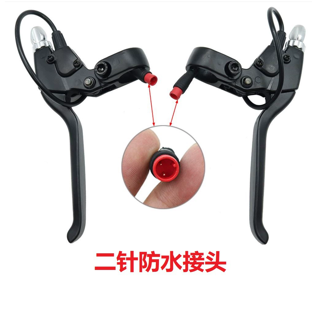 Hilop KUGOO Электрический скутер Ручка тормоза скутер тормозной руль с 2 иглой водонепроницаемая головка