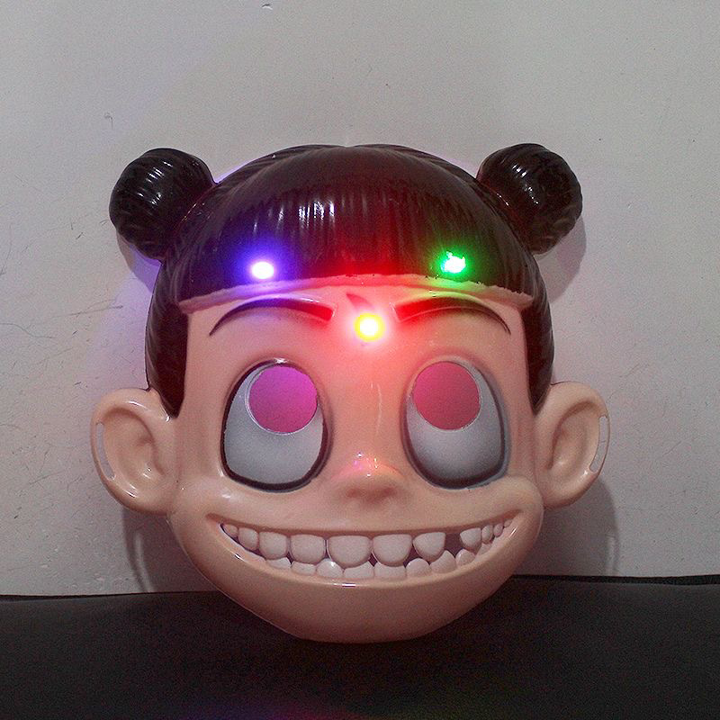 Máscara Nezha Máscara Nazha Juguetes creativos para niños Regalos de jardín de infantes Puesto de mercado nocturno