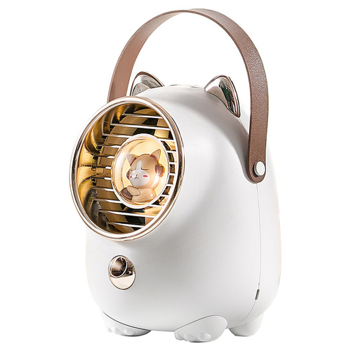 Star pet water-cooled small fan air circulation air conditioning fan home desktop spray fan graduation gift wholesale