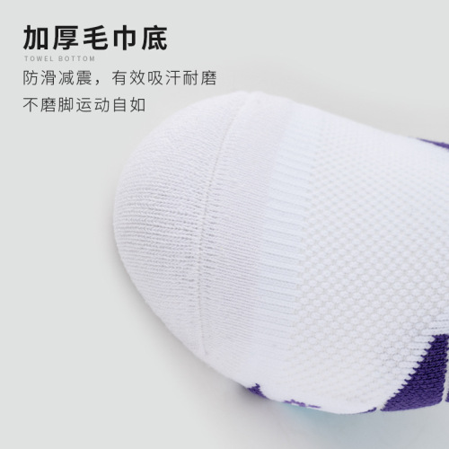Professional custom basketball socks towels bottom tall socks breathable sports socks for OEM and small batch ODM customization based on image and samples.