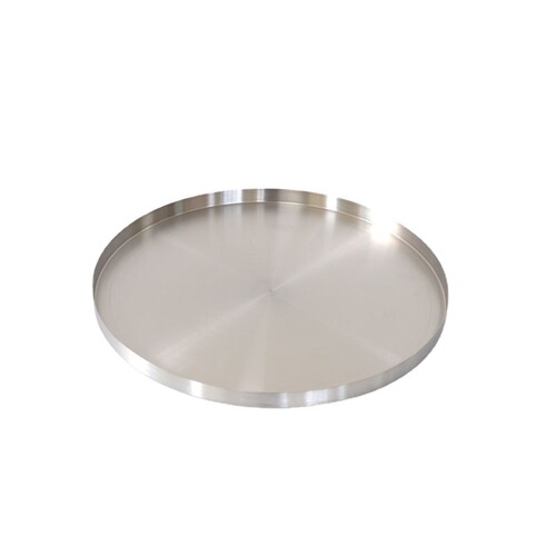 Nordic stainless steel primary color disc metal silver tray storage tray ornaments tray round tray fruit tray