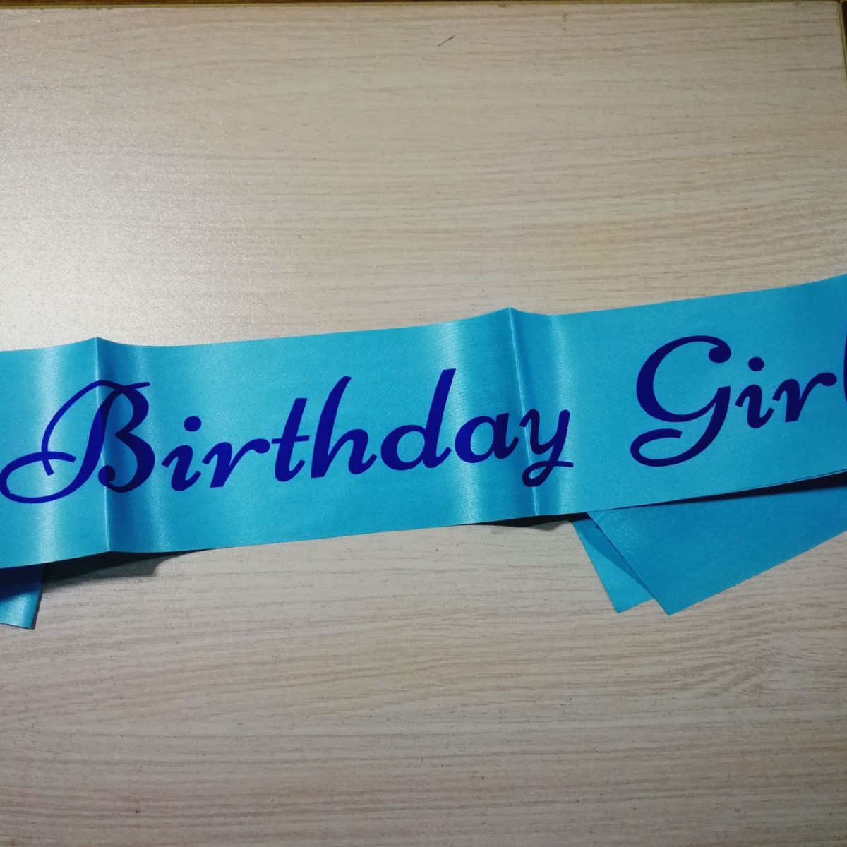 Nuevo estilo transfronterizo fiesta de cumpleaños niña decoración etiqueta correa de hombro de encaje rosa birthday giril