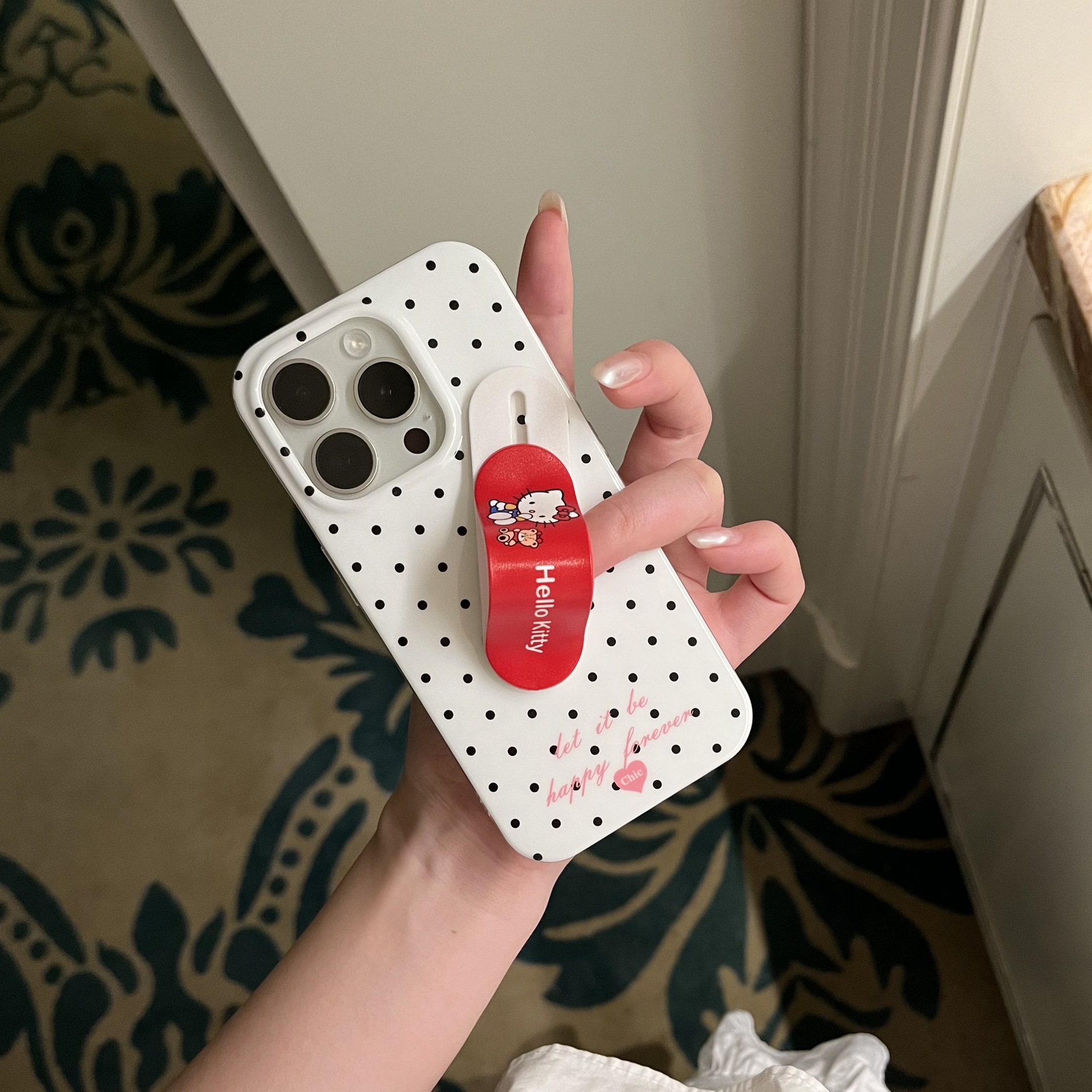 Simple nicho negro lunares para Apple 16ProMax funda para teléfono móvil 15Pro curita 14Pro pareja 15