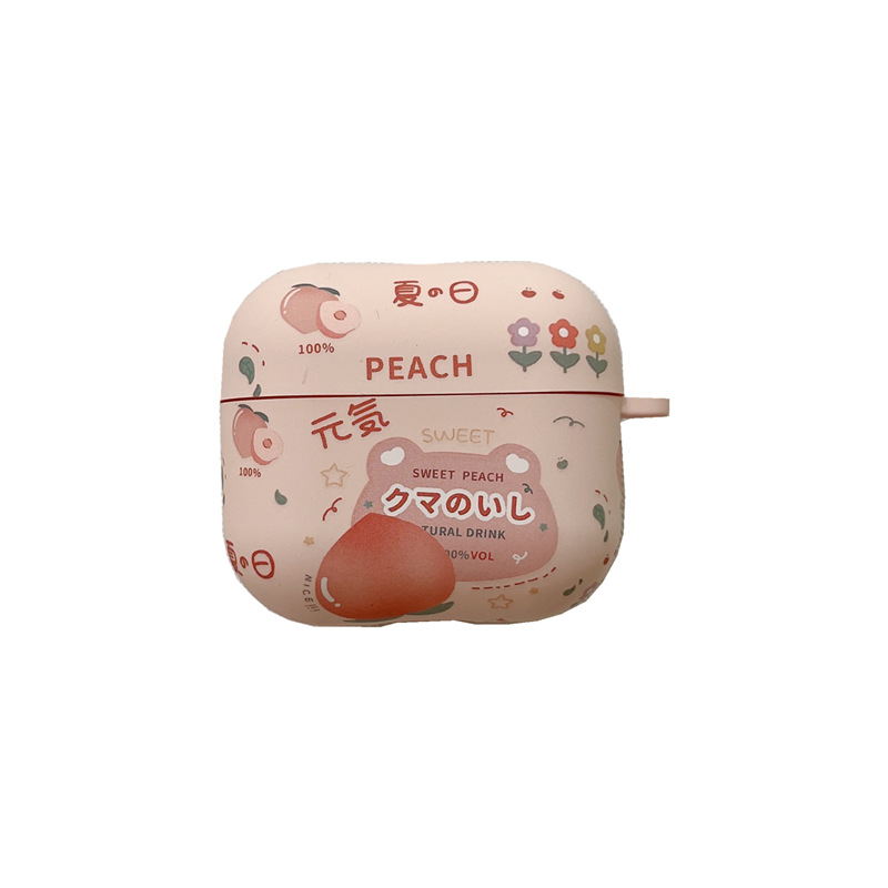 Silicone soft shell-peach peach