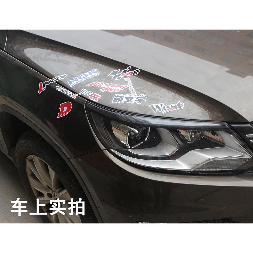 Rasguño bloqueo personalidad coche cuerpo bala agujero motocicleta casco pegatina modificado coche decoración graffiti pegatina reflectante
