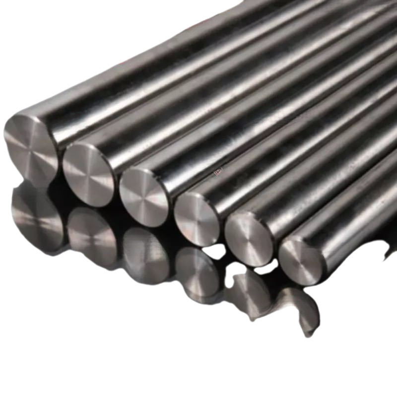 Tubo redondo de acero inoxidable 304 barra redonda de acero redonda barra sólida brillante eje óptico barra recta barra de acero procesamiento de corte cero