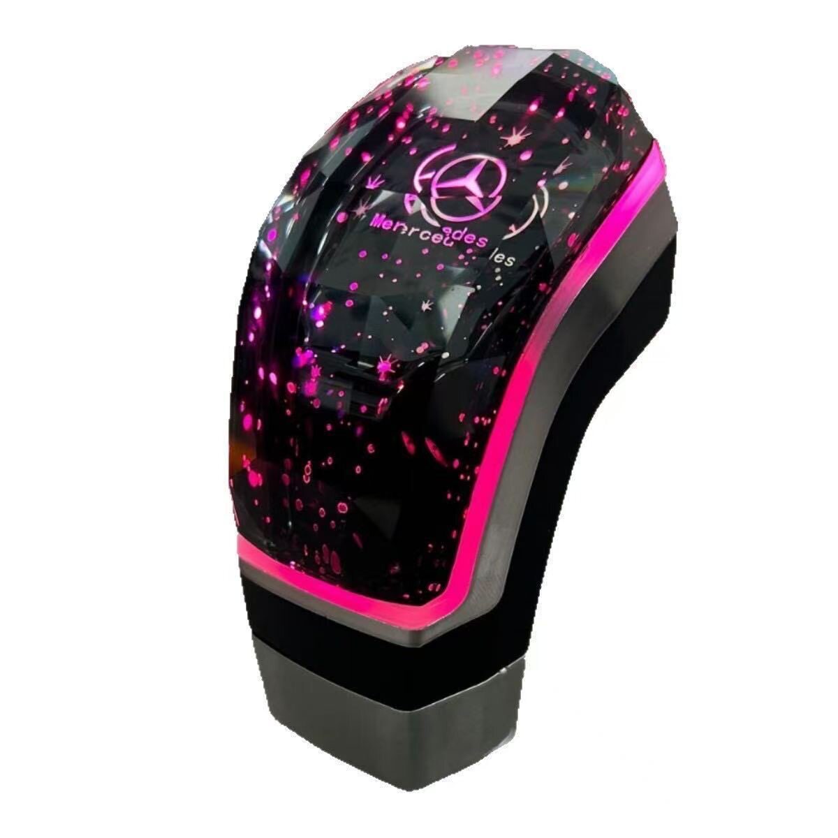 Colorful luminous gear shift knob modification suitable for Toyota Corolla and other models, crystal luminous gear shift modification