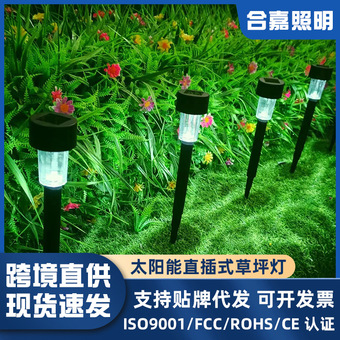 太阳能户外庭院灯 天黑自动亮户外防水庭院装饰照明太阳能草坪灯