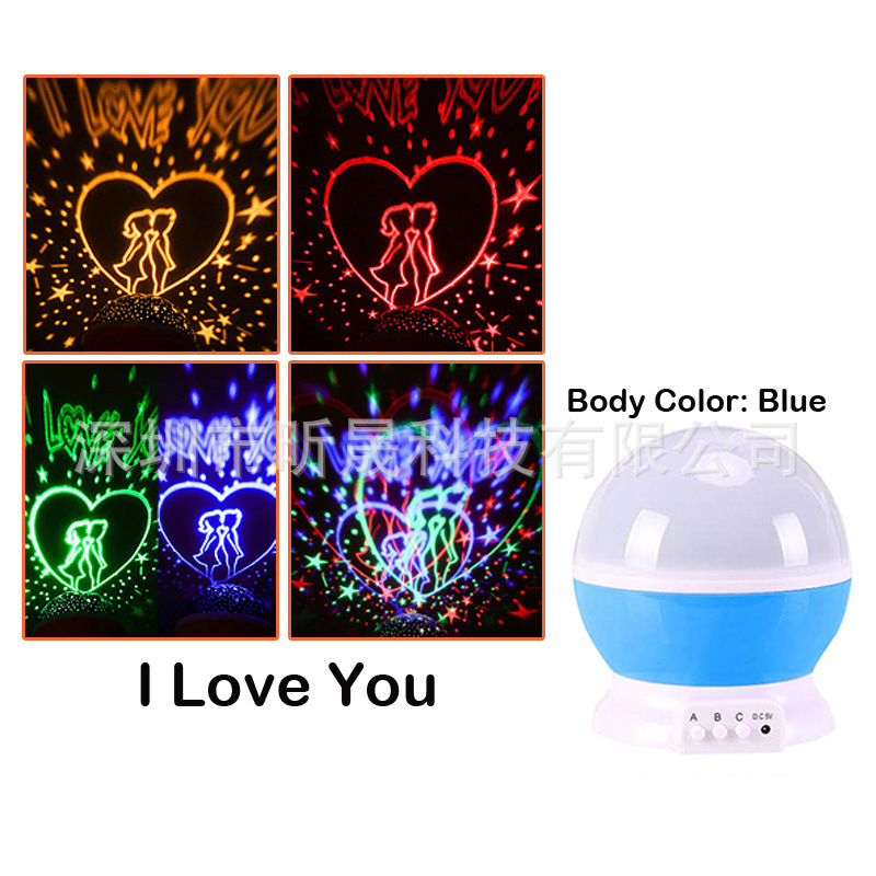 寝室 LED 星空投影ランプロマンチックなバレンタインデーのギフトカップルベッドサイドナイトライトホリデーギフト装飾ライト|undefined