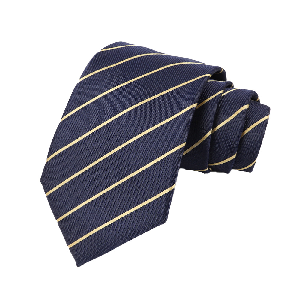 Corbata de hombre 8cm para hombre, bordado jacquard de alta calidad para hombre, corbata de negocios, corbata de seda de poliéster, fábrica al por mayor