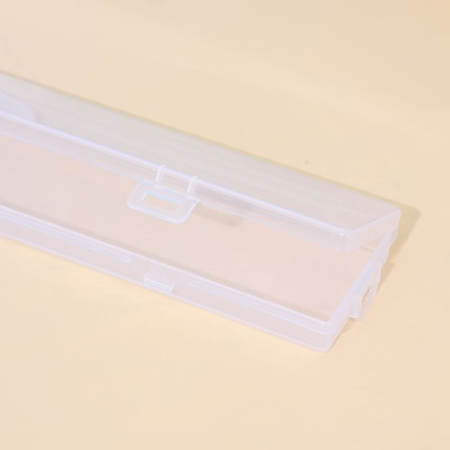 Component box long storage box soldering iron extended parts box plastic transparent box water chalk brush accessories box