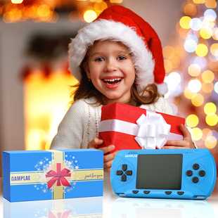 Cross-Border Smart Handheld Game Console Can Be Connected to Tv with Built-In 258 Games and 3 Game Cards as a Christmas Gift