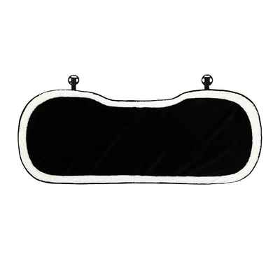 Seasons Car Headrest Wholesale, Headrest - rabbit-fur-white-edged-back-seat-cushion