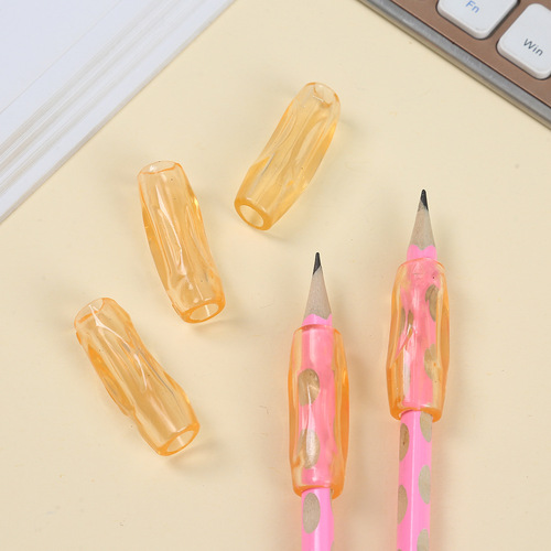 Children's new pen holder corrects writing posture, student and toddler pen holding sheath, candy-colored silicone pen holder