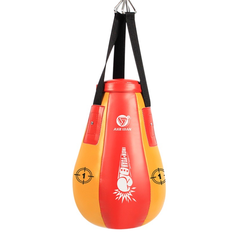 Aibeijian niños colgando bolsa de arena en forma de pera