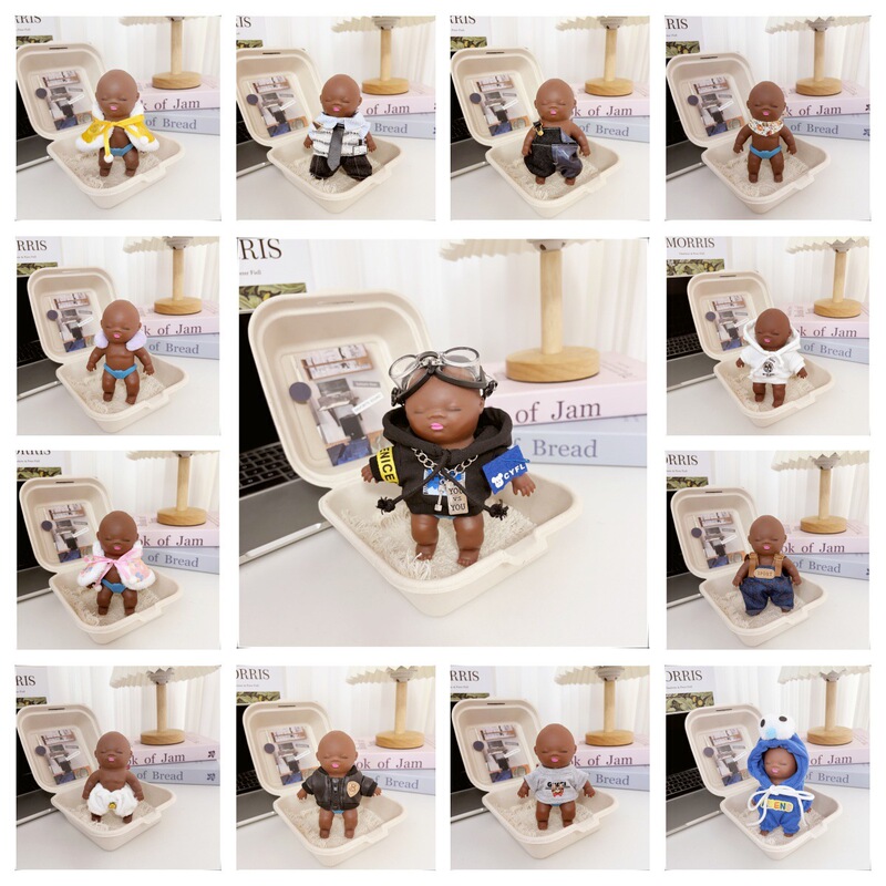 Natasha 14cm Clothes: Natasha Doll with Skirt Decoration, Jumpsuit, and Apron Natasha 14cm Clothes: Natasha Doll with Skirt Decoration, Jumpsuit, and Apron