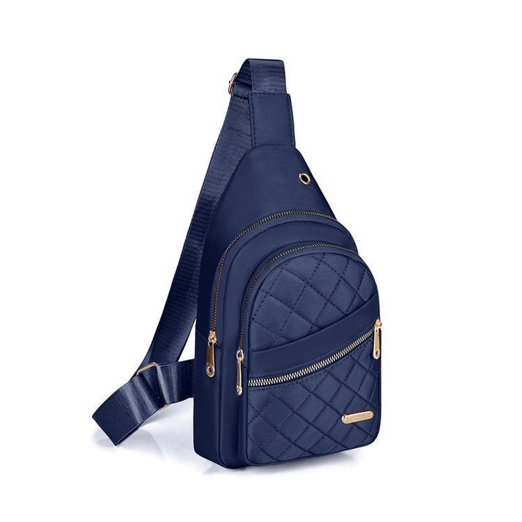 Bolso de pecho de moda simple transfronteriza, bolso de hombro de diamante simple, bolso de hombro de viajes diarios.