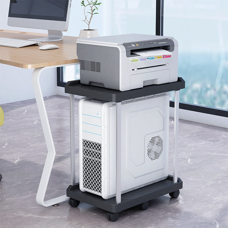 Printer Storage Shelf Mobile Floor-Standing Wheeled Computer Host Bracket Multi-Layer Stand Mobile Storage Partition Printer Storage Shelf Mobile Floor-Standing Wheeled Computer Host Bracket Multi-Layer Stand Mobile Storage Partition