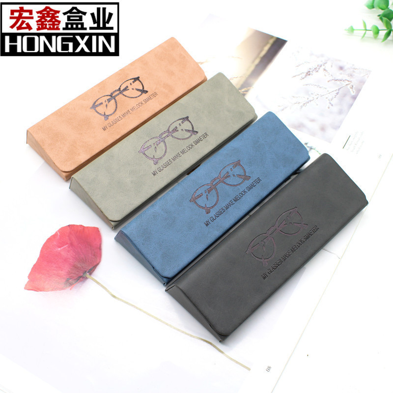Glasses case advanced ins girl Anti-pressure lightweight portable creative fresh sunglasses myopia glasses case for men