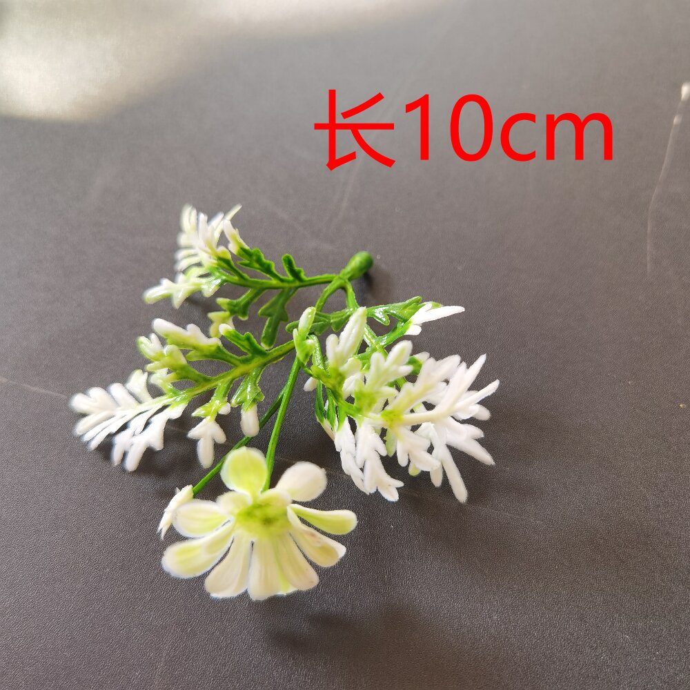 Imitación de hojas verdes hierba de agua hoja persa decoración de flores de boda pared flor de pecho accesorios de muñeca flores diy accesorios hechos a mano