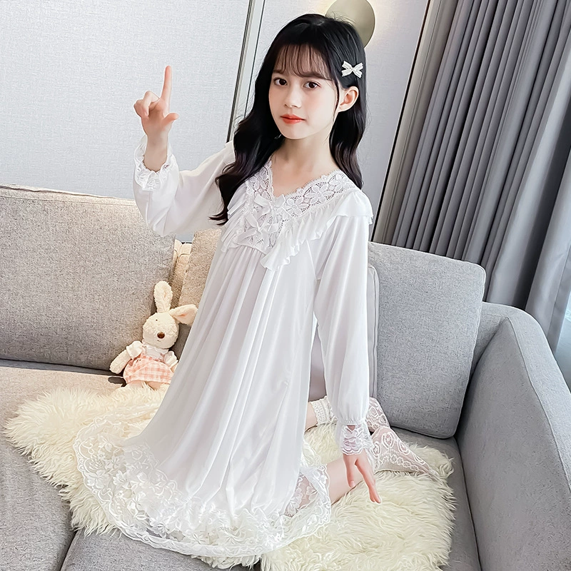 Children's summer thin pijama, silk long-sleeve