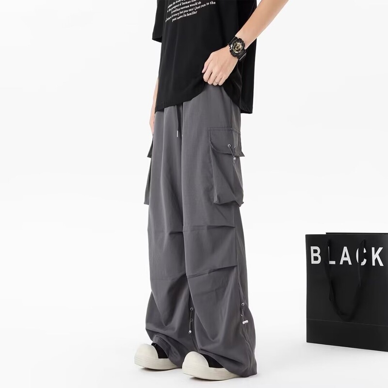 Black Crock Pants Men's and Women's New Arrival Small Loose Windproof Waterproof Mountain Climbing Fall/Winter plus size Russ Men's Trendy