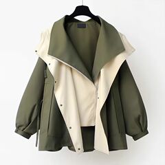 腰の中の長いウインドブレーカーのコートの女性のタイプの韓国版の新型の婦人服の春秋服のカジュアルな流行のスーツのコートは国境を越えます。