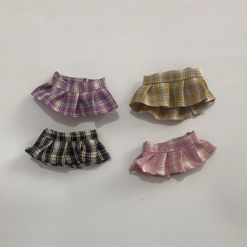 Cute 10cm Baby Clothes Princess Skirt Kt Cat 17cm Labubu Dress-Up Small Fragrant Pleated Skirt Half Skirt Cute 10cm Baby Clothes Princess Skirt Kt Cat 17cm Labubu Dress-Up Small Fragrant Pleated Skirt Half Skirt