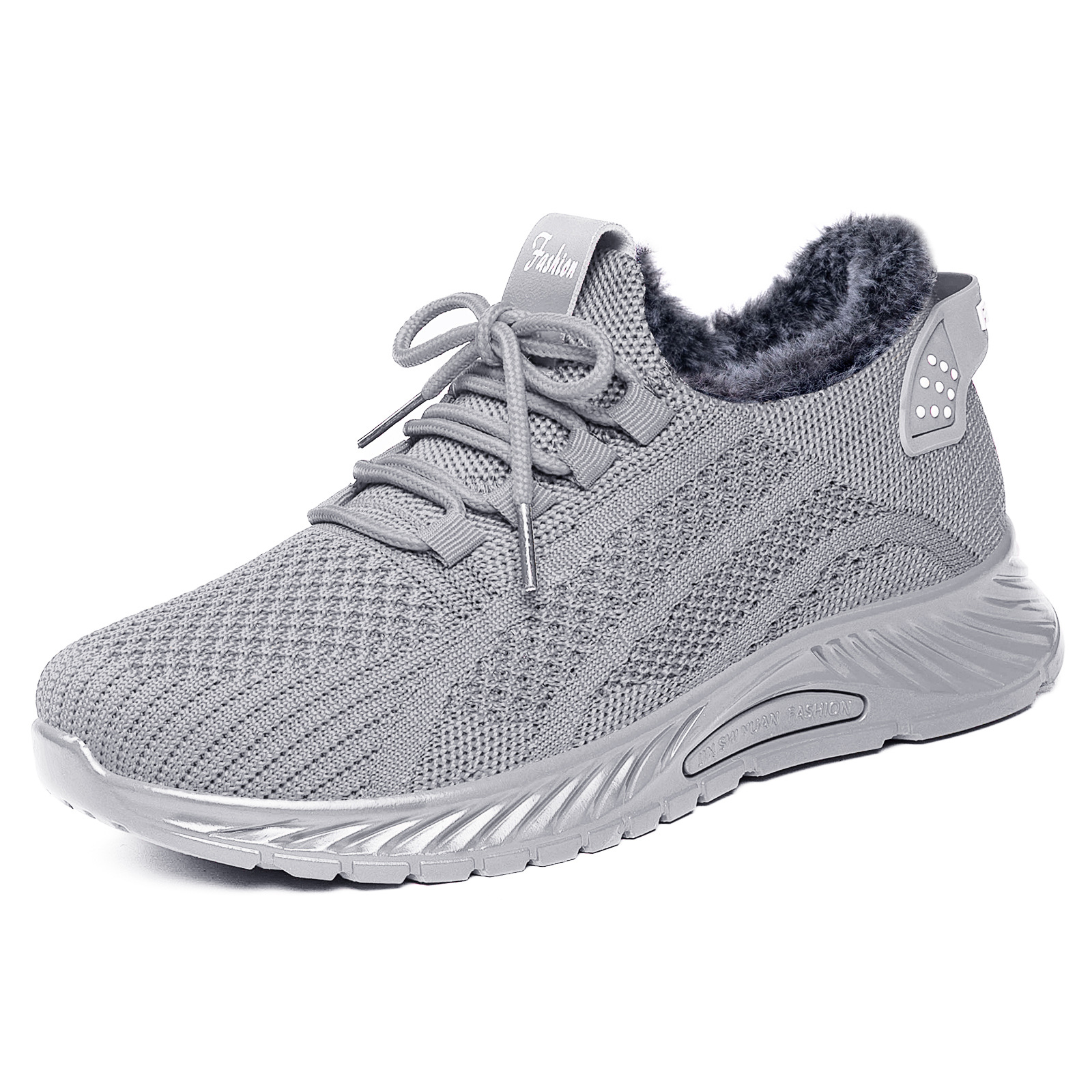 Zapatos de algodón de mujer transfronterizos TEMU más terciopelo grueso calzado de mujer calentamiento ligero y cómodo zapatos casuales al aire libre zapatos de caminar