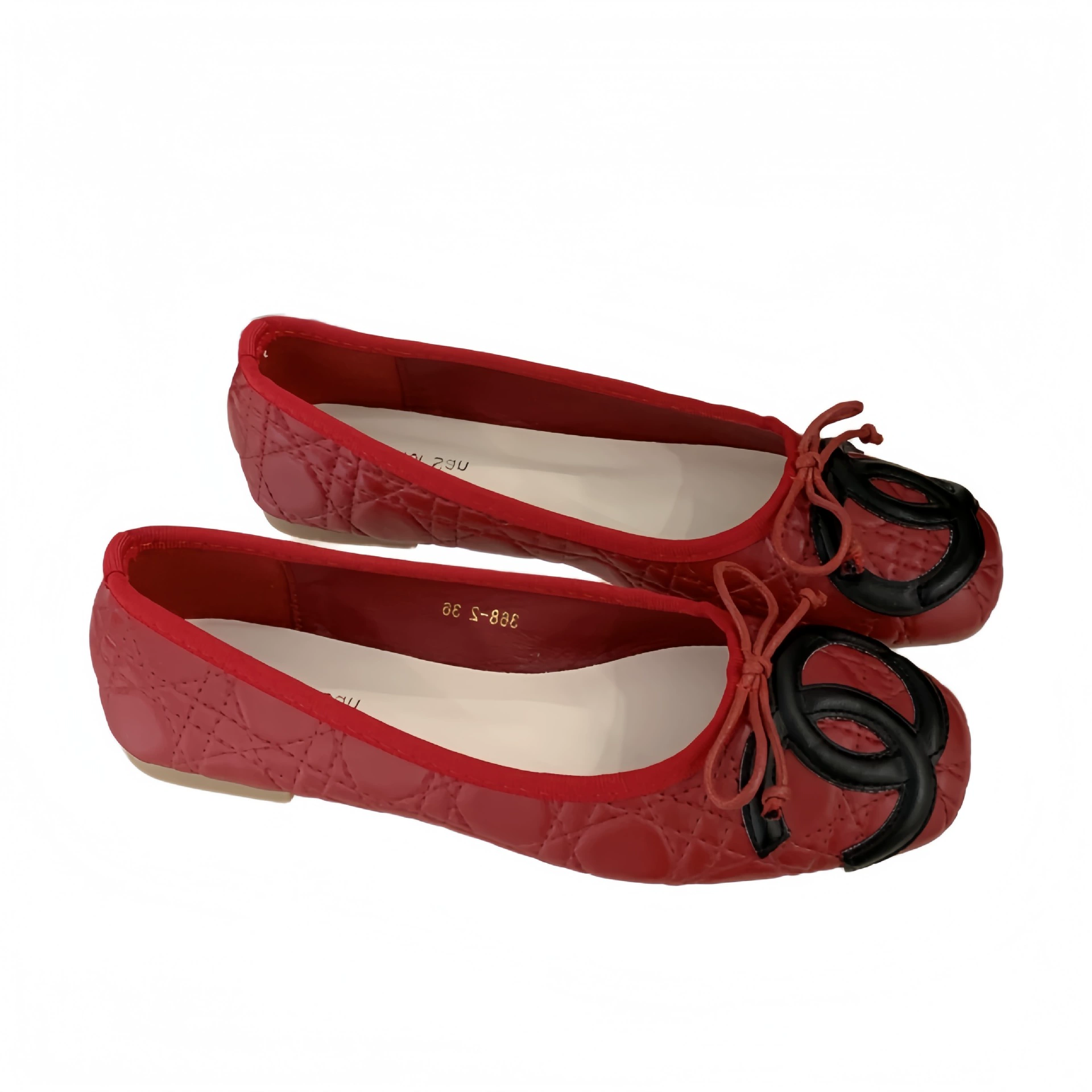 2025 Xiaoxiangfeng Mid-season Kangpeng Bow Ballet Shoes Flat Single Shoes Women's Shoes