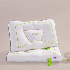 新款空气层乳胶枕头针织棉枕芯护颈促睡眠不易变形可水洗宿舍枕芯