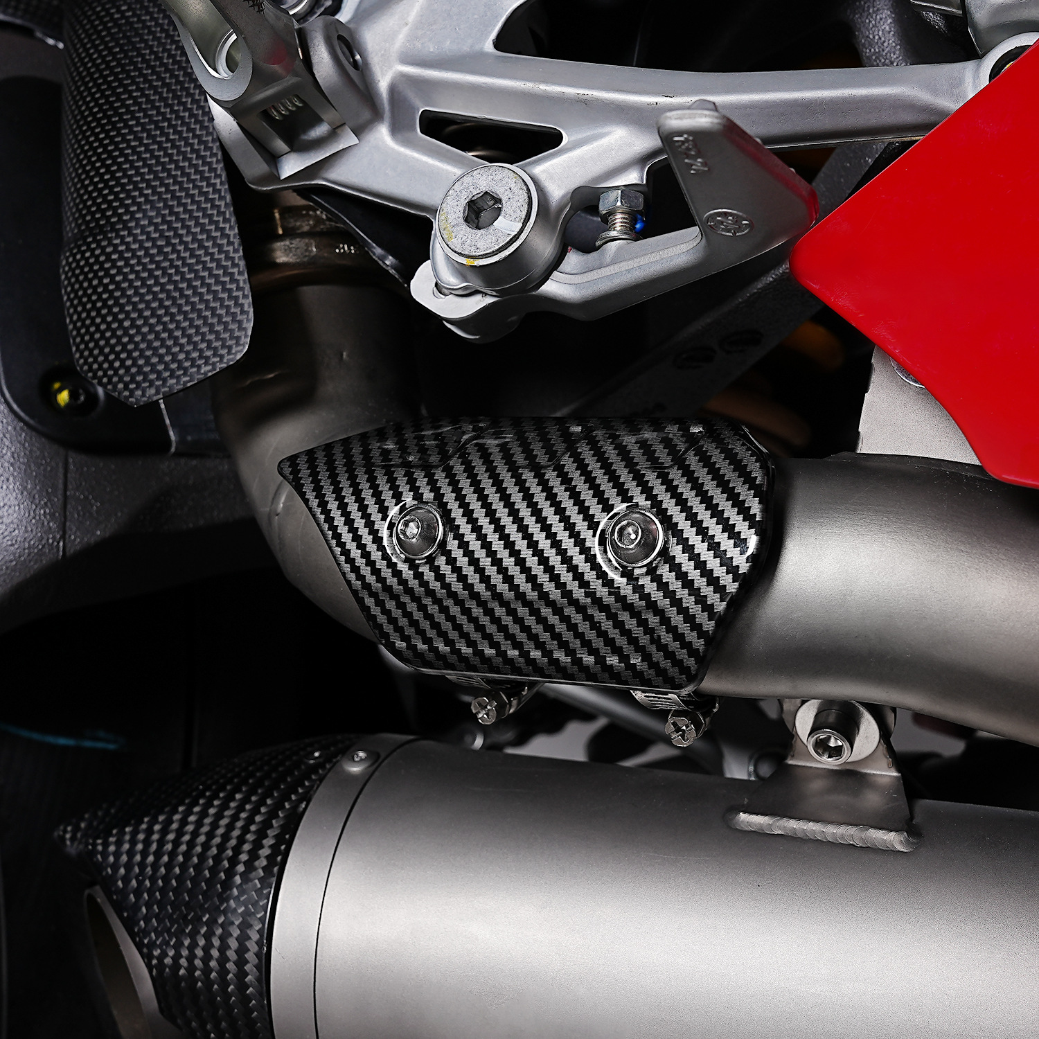 Motorcycle Modified Exhaust Pipe Anti-Scald Cover Scorpion Sc Stainless Steel Universal High-Temperature Resistant Heat Insulation Protective Cover Shell Cover
