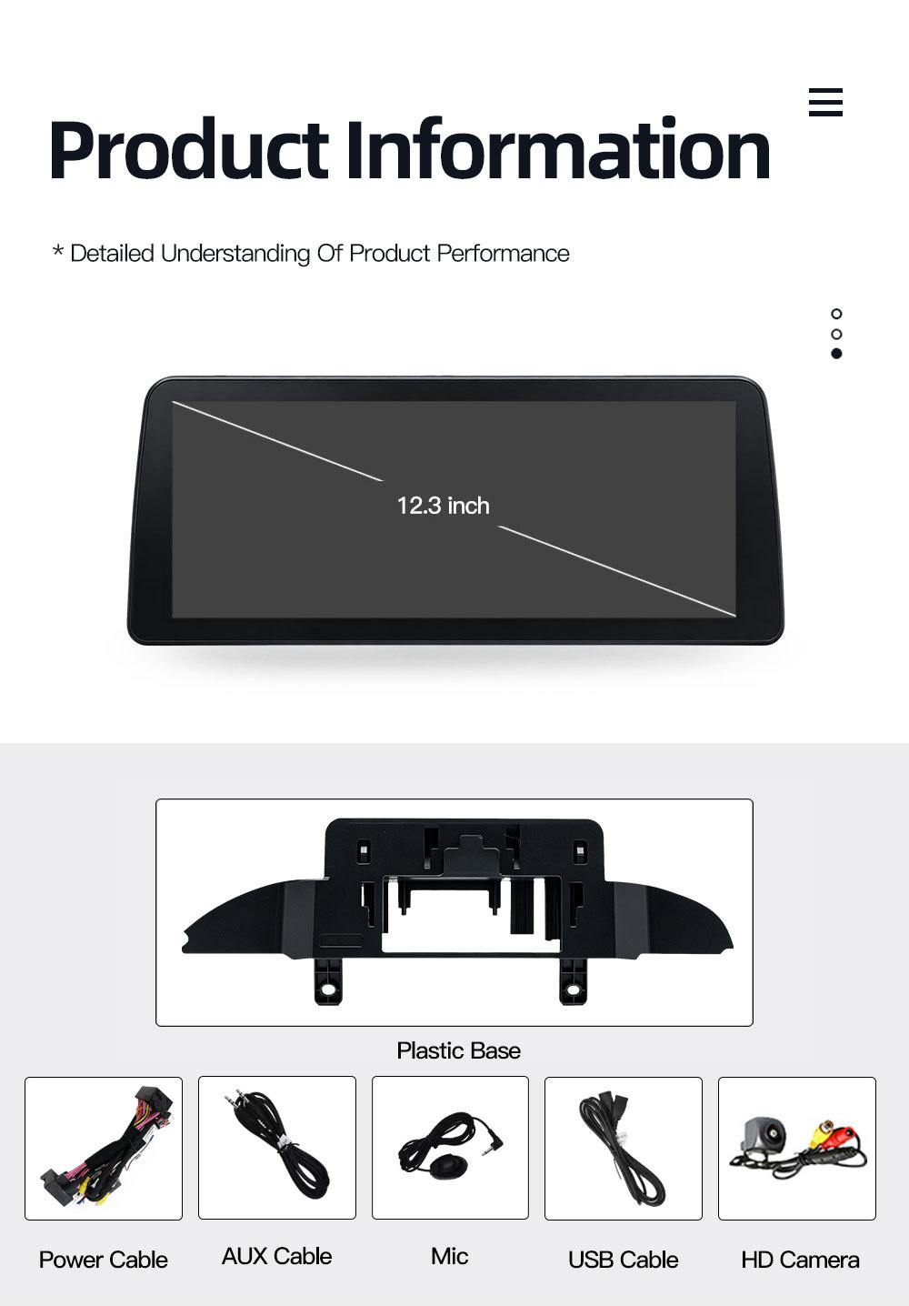 Suitable for Bmw 3 Series 4 Series F30 F31 F32 F34 Car Central Control Large Screen Navigation Carplay Player