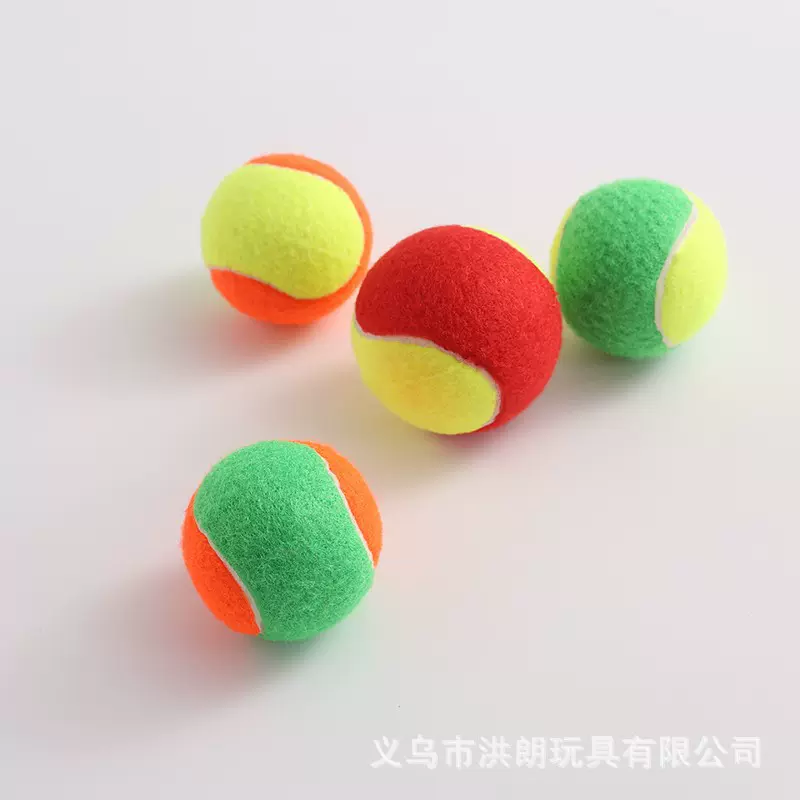 厂家直销货高弹力耐打橡胶网球专业比赛运动亲子网球儿童训练网球