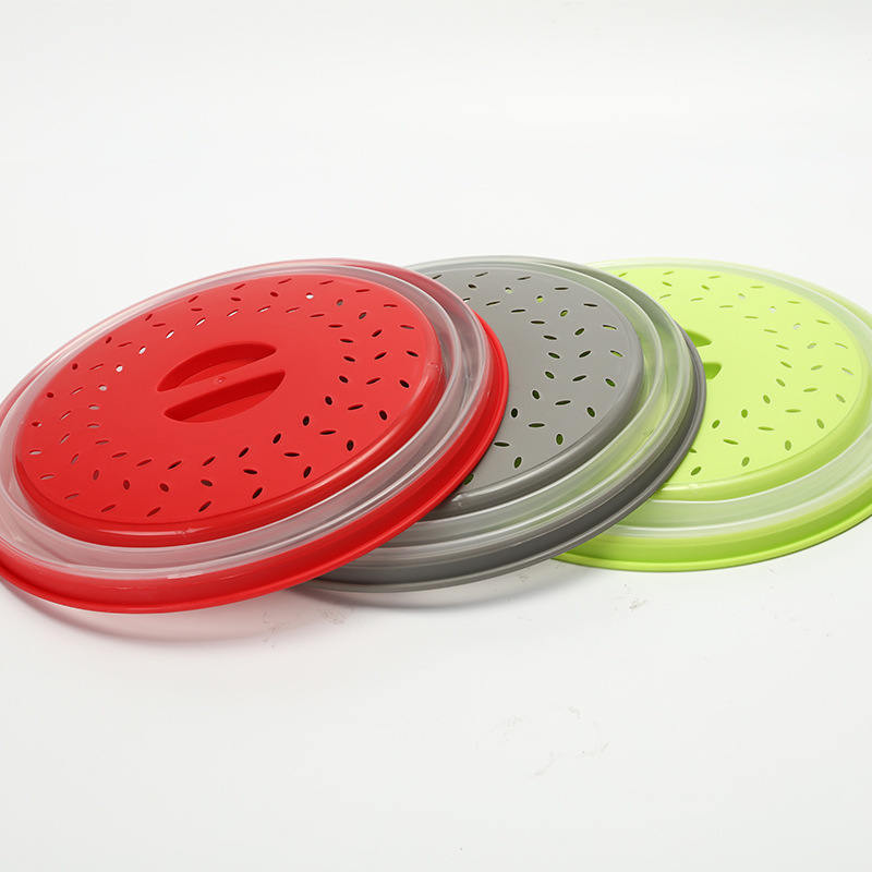 Cross-Border Dropshipping of Large, Medium, and Small Foldable Lids, Cross-Border Multifunctional Microwave Heating Lids, Anti-Splash and Preservation Lids