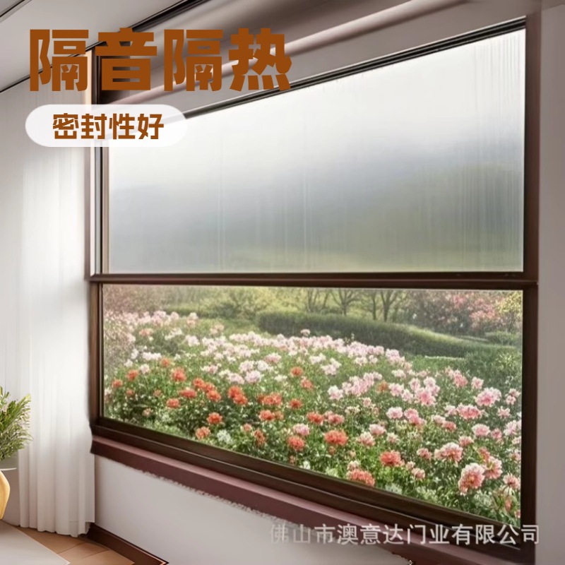 2025新款高端智能电动升降窗研发手电一体设计隔音隔热密封好
