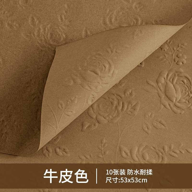 Papel estereoscopico coreano punto de ondulación espeso papel impermeable a prueba de agua papel de embalaje de flores material floral