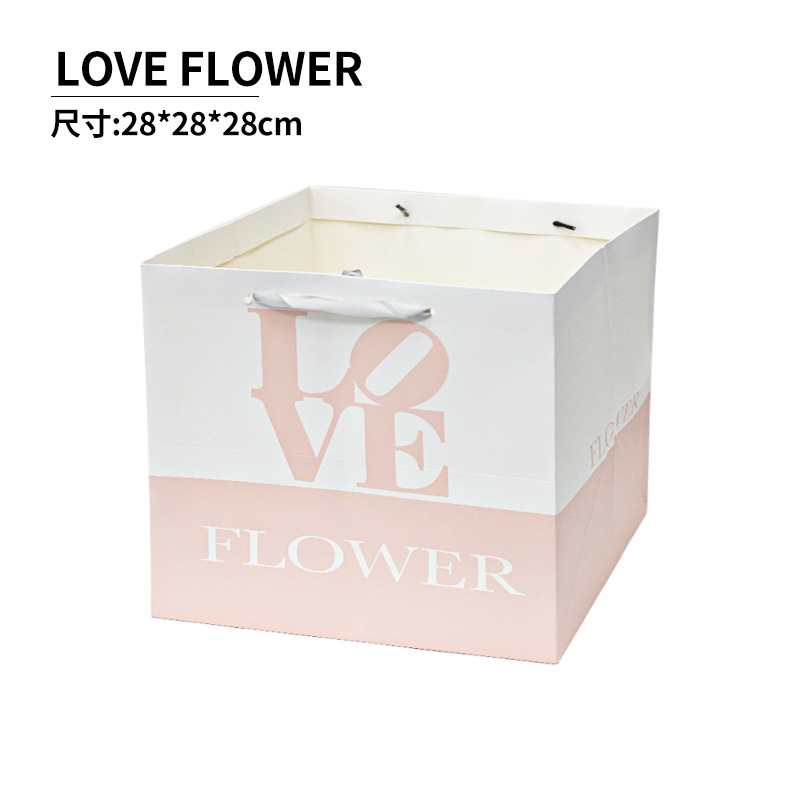 LOVE FLOWER(핑크); 핸드백