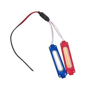 Factory Direct Sales High Brightness Cob Flash Module Pair Waterproof Motorcycle Warning Light Truck Tail Light Decorative Light