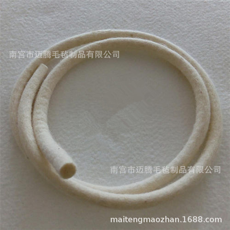 工业羊毛毡吸油绳棒电锤吸油导油毡绳羊毛毡条电动工具导油线毛毡
