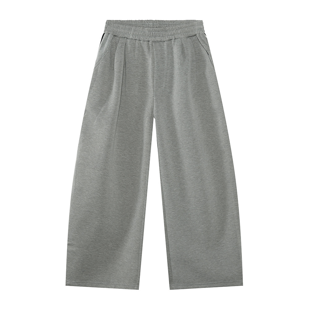 MTLCLOTHES para hombre | Nueva versión coreana de la barra lateral, diseño de contraste, cuello alto, chaqueta con cremallera, pantalones casuales