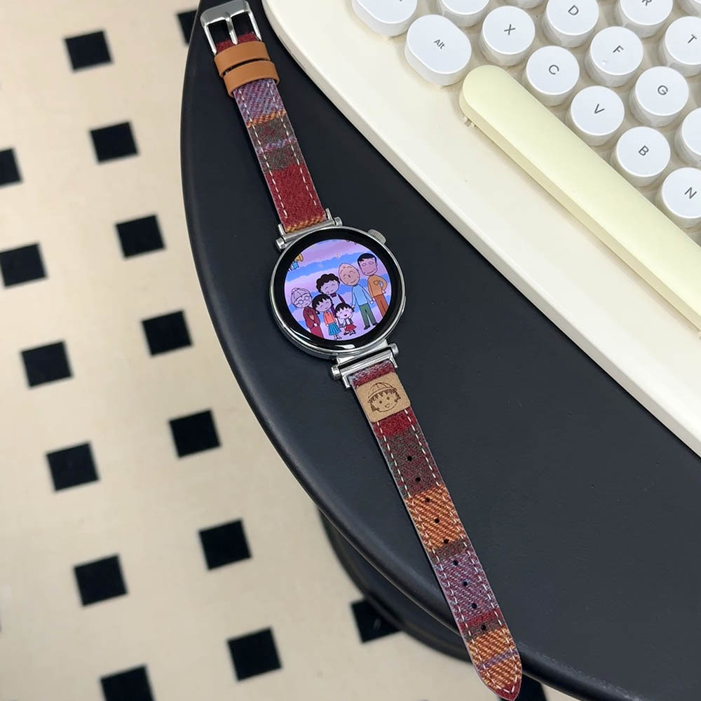 Suitable for Huawei Gt5/4 Watch Strap Watch4Gtpro Rainbow Dopamine Cartoon Small Pill Women's Wrist Strap