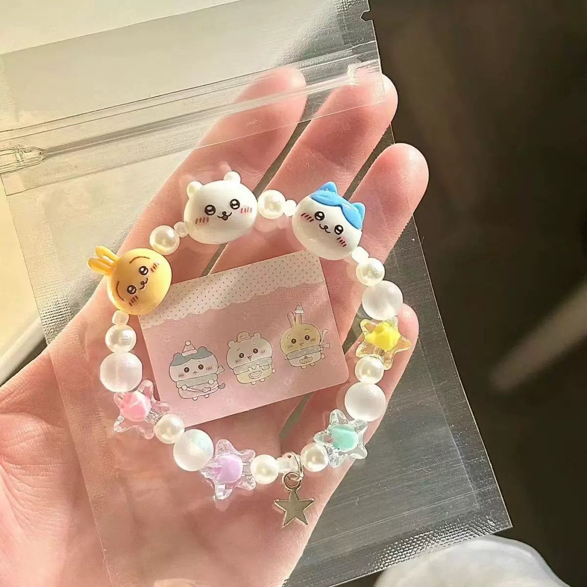 小红书爆款chiikawa手链小众设计感吉伊小八乌萨奇手链新款手饰品