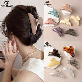韩版PC高级感小众抓夹发夹女夹子后脑勺新款中号网红头饰发量少